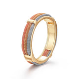 Moroccan Reticulation Cuff Bangle for Women Wedding Party Jewelry