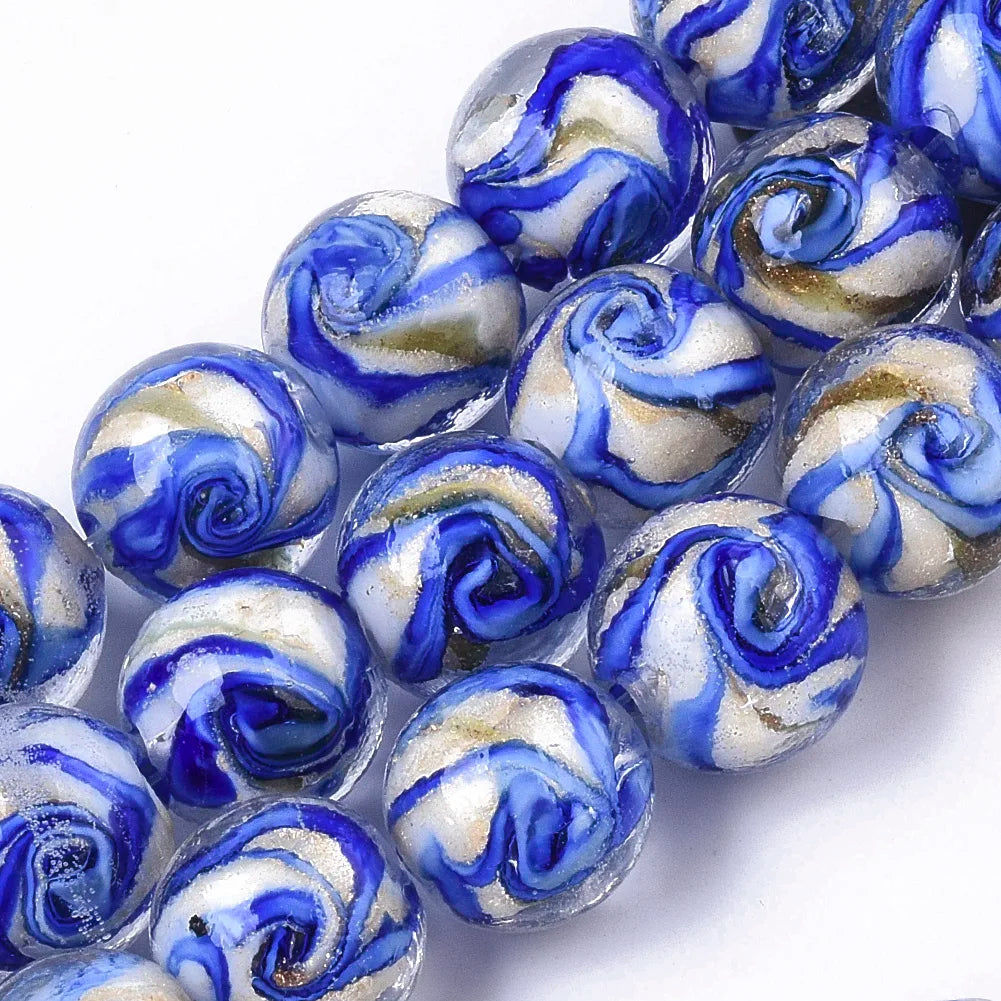 Sand Lampwork Glass Beads for DIY Jewelry Making