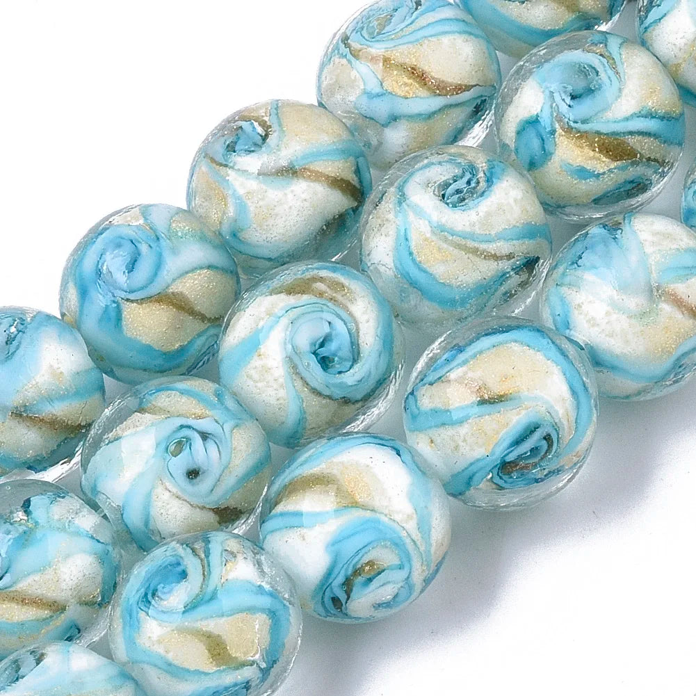 Sand Lampwork Glass Beads for DIY Jewelry Making