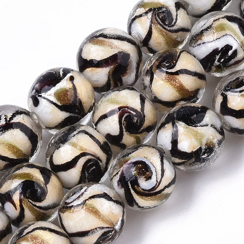 Sand Lampwork Glass Beads for DIY Jewelry Making
