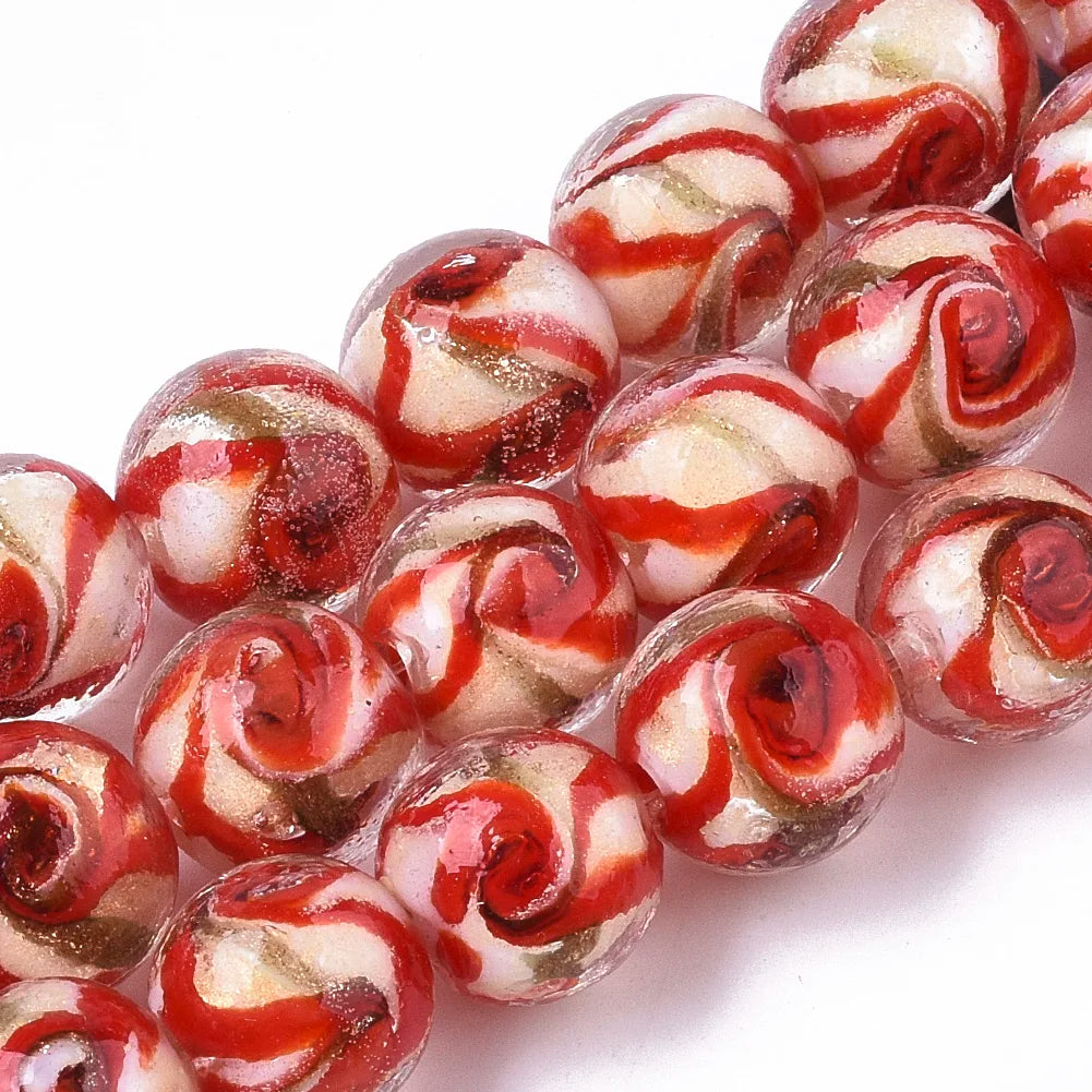Sand Lampwork Glass Beads for DIY Jewelry Making