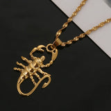 Scorpion Zodiac Constellation Pendant Necklace Astrology Chain Jewelry