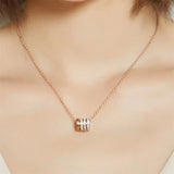Layered Long Necklace for Women Charm Choker Jewelry Christmas