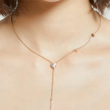 Layered Long Necklace for Women Charm Choker Jewelry Christmas