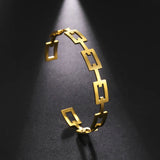 Stainless Steel Bangles Bracelet for Women Jewelry Lover Birthday Gift