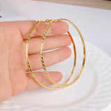 Stainless Steel Hoop Earring for Women Chinese Ladies Ear Jewelry