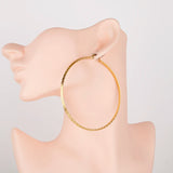 Stainless Steel Hoop Earring for Women Chinese Ladies Ear Jewelry