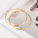 Stainless Steel Hoop Earring for Women Chinese Ladies Ear Jewelry