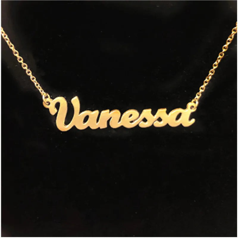 Custom Stainless Steel Name Necklace for Him Her