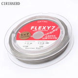 Stainless Steel Soft Wire Pearl Bracelet Beads DIY Hair Jewelry