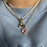 Stainless Steel Butterfly Necklace Animal Metal Chain Woman Man Jewelry