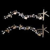 Starfish Pearl Crystal Headband Tiara Bride Party Bridal Wedding Hair Accessorie