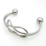 Punk Stainless Steel Cuff Bracelet for Women