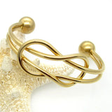 Punk Stainless Steel Cuff Bracelet for Women