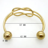 Punk Stainless Steel Cuff Bracelet for Women