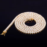 4mm 5mm 6mm Tennis Chain Zircon Necklace Link Hip Hop Jewelry