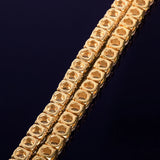 4mm 5mm 6mm Tennis Chain Zircon Necklace Link Hip Hop Jewelry