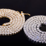 4mm 5mm 6mm Tennis Chain Zircon Necklace Link Hip Hop Jewelry