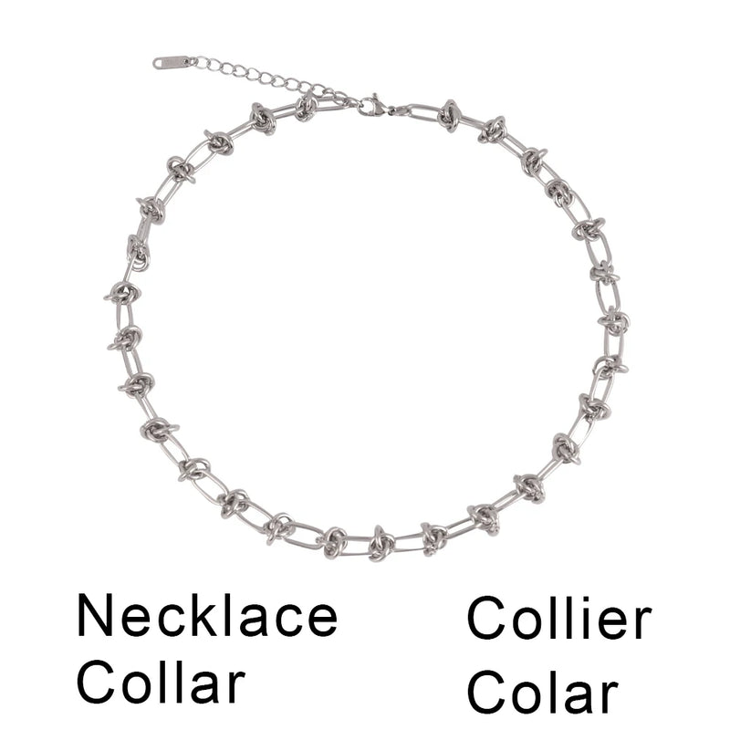 Thick Chain Choker Necklace for Women