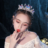 Butterfly Pearls Crystal Crown for Kids