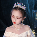 Butterfly Pearls Crystal Crown for Kids