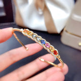 Bohemia Sweet Open Bracelet for Women Girls Gift Party Jewelry