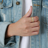 Tungsten Carbide 8MM Men's Ring Hip-Hop Wedding Jewelry
