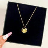 Heart Pearl Necklace Crystal Pendant Jewelry Accessory