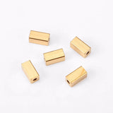 Stainless Steel Square Cube Spacer Beads for Jewelry Making, 5mm*10mm
