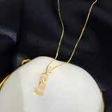 Color Bamboo Choker Necklace for Women Christmas Gift