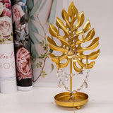 Leaf Shape Jewelry Organizer Rack Holder Wall Earring Necklace Key Hanging
