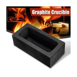 Graphite Casting Mold for Melting Silver Copper Refining Bar Crucible Tool