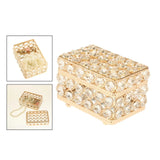 Crystal Jewelry Box Trinket Keepsake Storage Case Home Decor