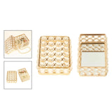 Crystal Jewelry Box Trinket Keepsake Storage Case Home Decor