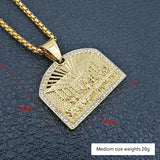 Last Supper Copper Pendant Hip hop Necklace