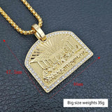 Last Supper Copper Pendant Hip hop Necklace