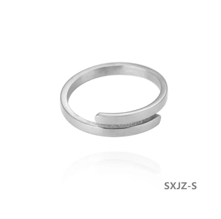 Silver Cuff Bracelet Bangle Chain Women Jewelry Gift SXJZ SXSZ