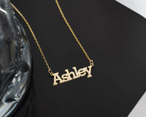 Custom Name Necklace, Personalized Dainty Necklace for Women