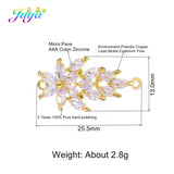 Copper Leaf Charm Connectors for DIY Jewelry Making