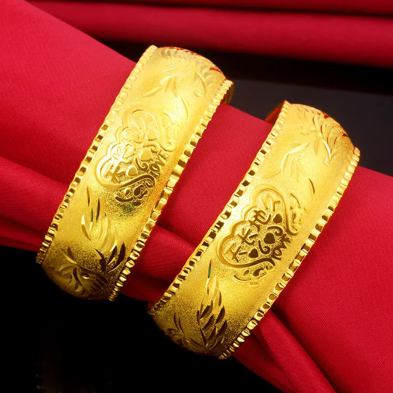 Dragon Phoenix Double Happiness Bracelet Wedding Jewelry