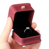 Flannel Jewelry Storage Box Necklace Pendant Display Wedding