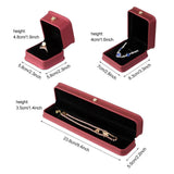 Flannel Jewelry Storage Box Necklace Pendant Display Wedding