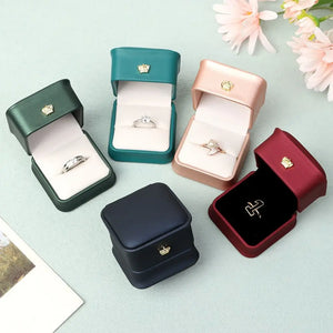 Flannel Jewelry Storage Box Necklace Pendant Display Wedding