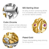 925 Sterling Silver Face Figurines Bead Charm for DIY Jewelry