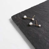 925 Silver Natural Pearl Earrings Handmad Pearl Jewelry Oorbellen
