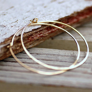 Filled Hoop Earrings 925 Silver Jewelry Hammered Pendientes Earrings