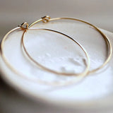 Filled Hoop Earrings 925 Silver Jewelry Hammered Pendientes Earrings