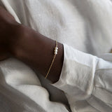 Natural Freshwater Pearl Bracelet Vintage Boho Women Jewelry