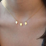 Boho Choker Necklace Filled Rhombus Pendant Collier Femme Kolye Collares