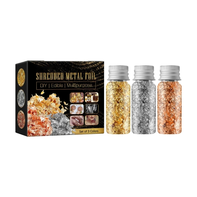 Metallic Foil Flakes Resin Jewelry Making